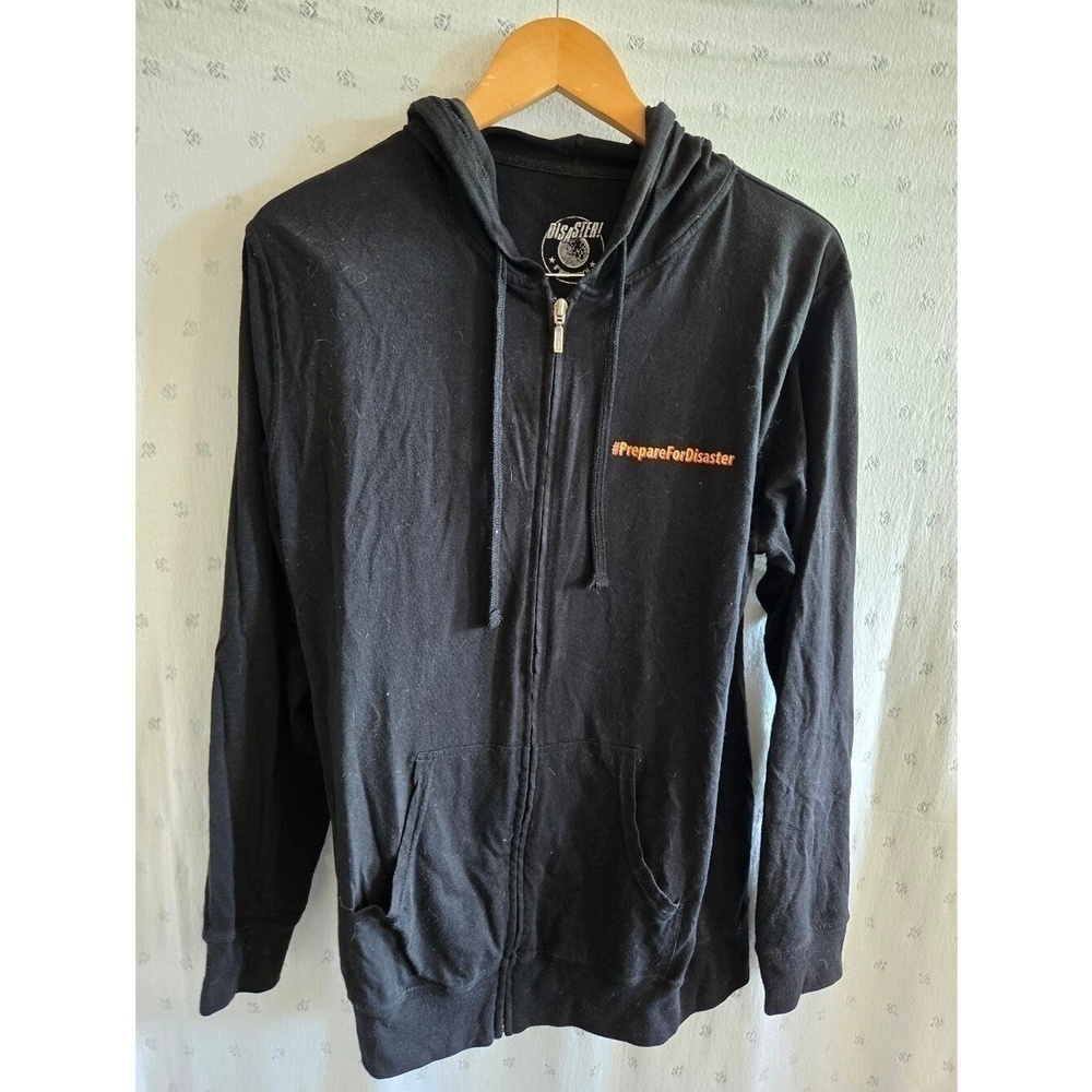 Disaster! Broadway Women's Black Zip Hoodie Size L